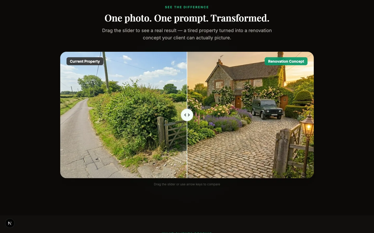 GardenGlow before and after